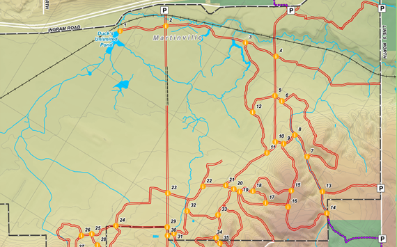Copeland Trails map link