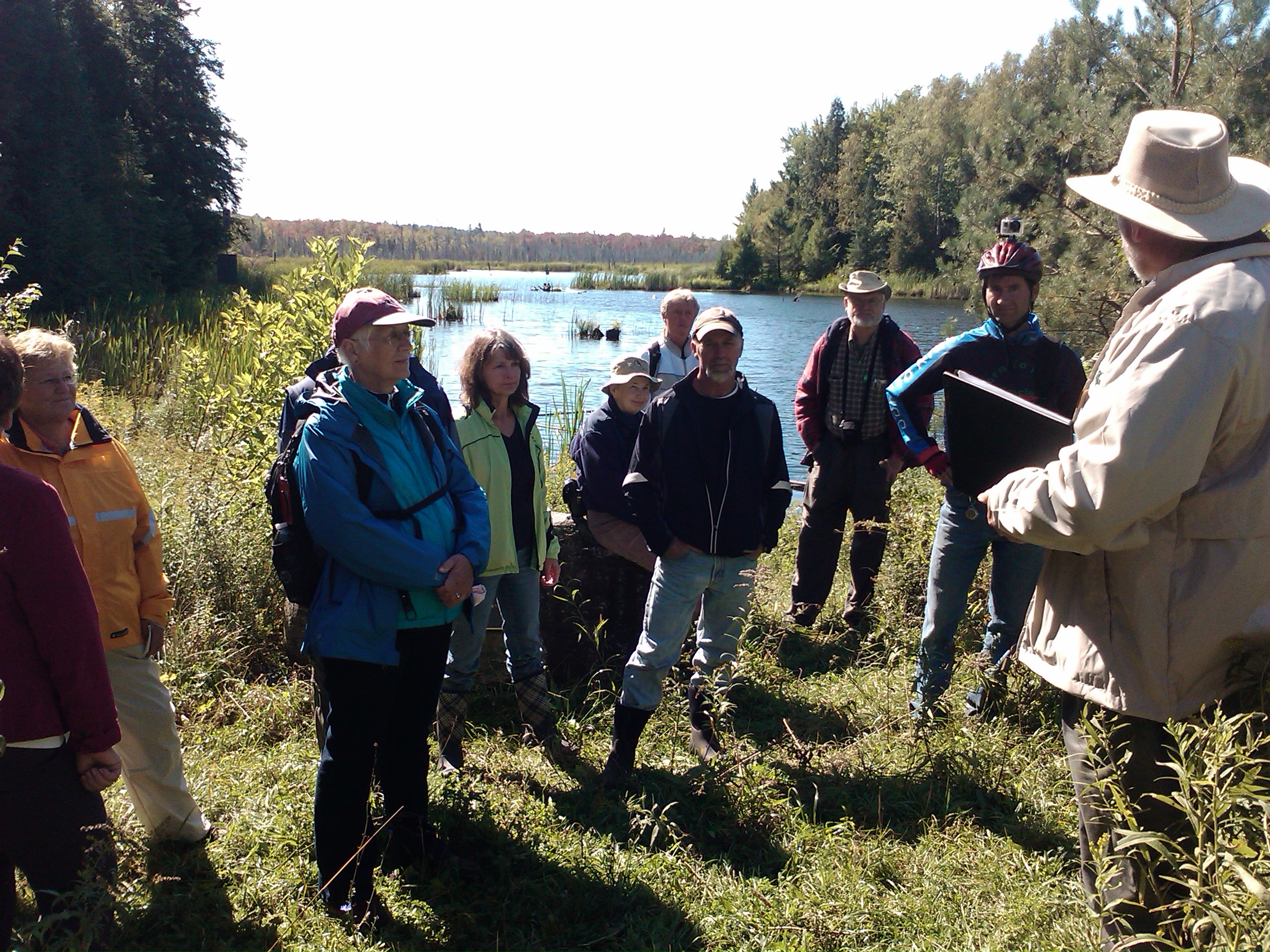 A wetland workshop at the DU Pond