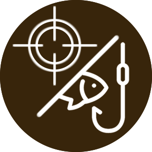 icon for the hunters and anglers activity in the Copeland Forest